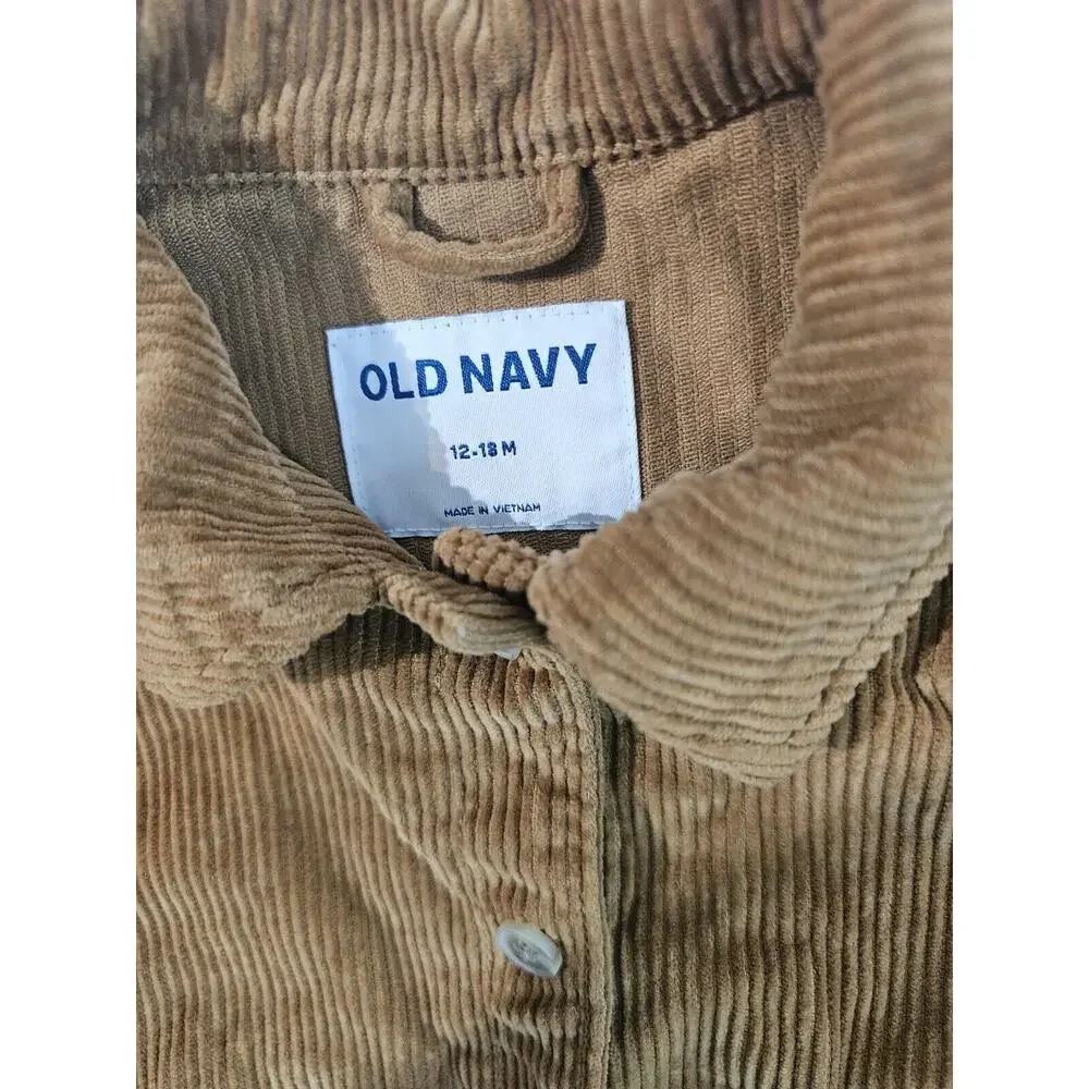 Old‎ Navy Coduroy Toddler Jacket 12/18 Months